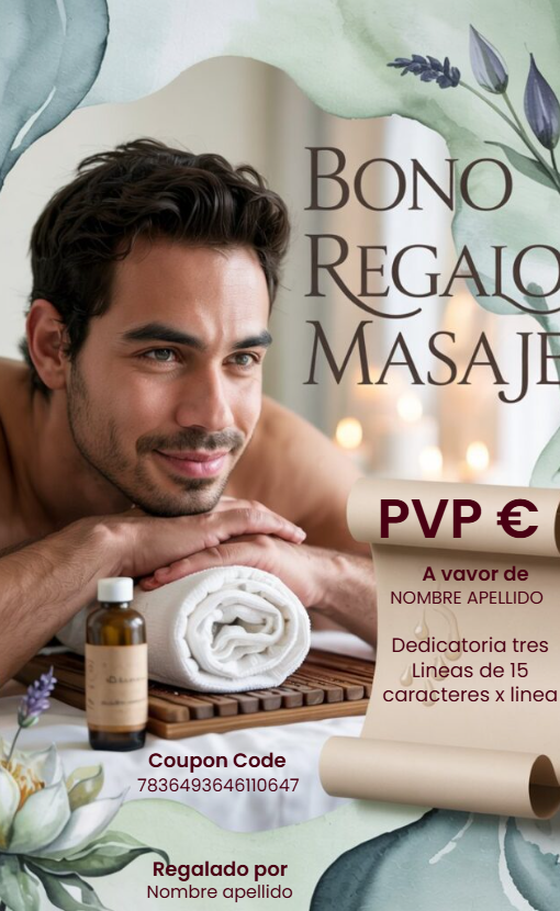 Bono masajes horizontal cantidad a escoger